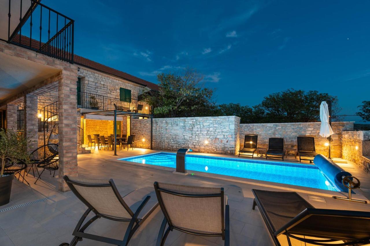 Stone Villa Didovi Snovi With Heated Pool Lisane Ostrovicke Zewnętrze zdjęcie