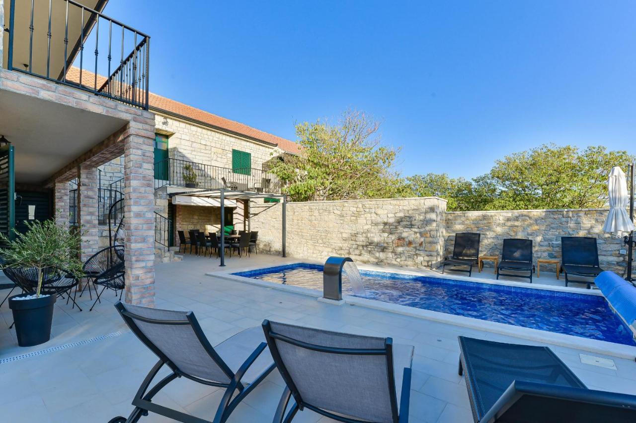 Stone Villa Didovi Snovi With Heated Pool Lisane Ostrovicke Zewnętrze zdjęcie